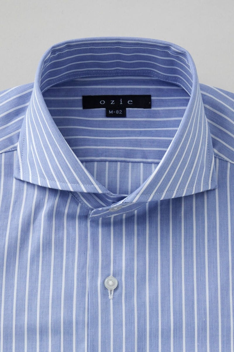 ワイシャツ 8006-C11B-BLUE-衿1