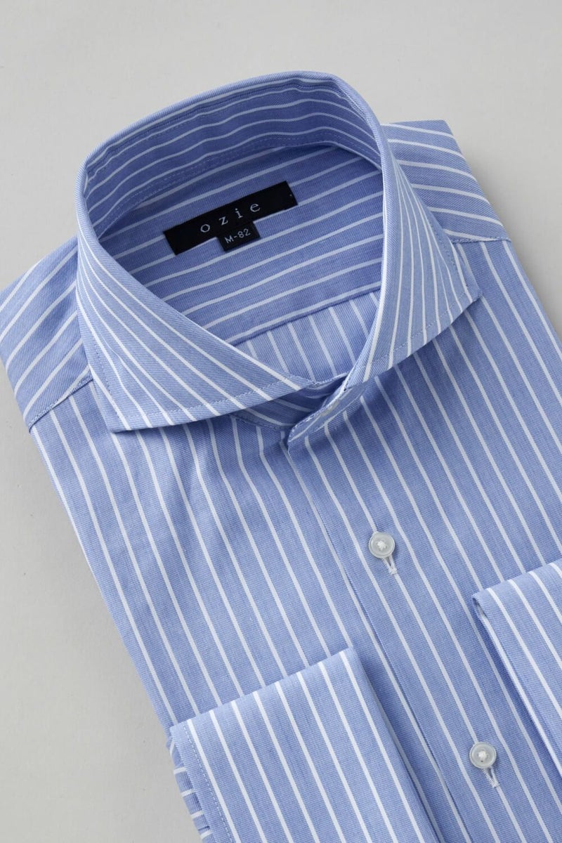 ワイシャツ 8006-C11B-BLUE-衿3