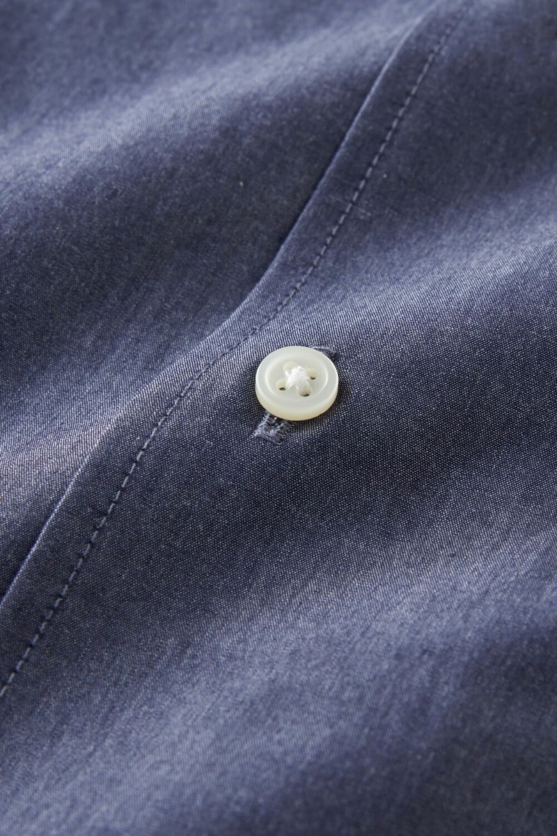 ワイシャツ 8045-C11A-NAVY-生地
