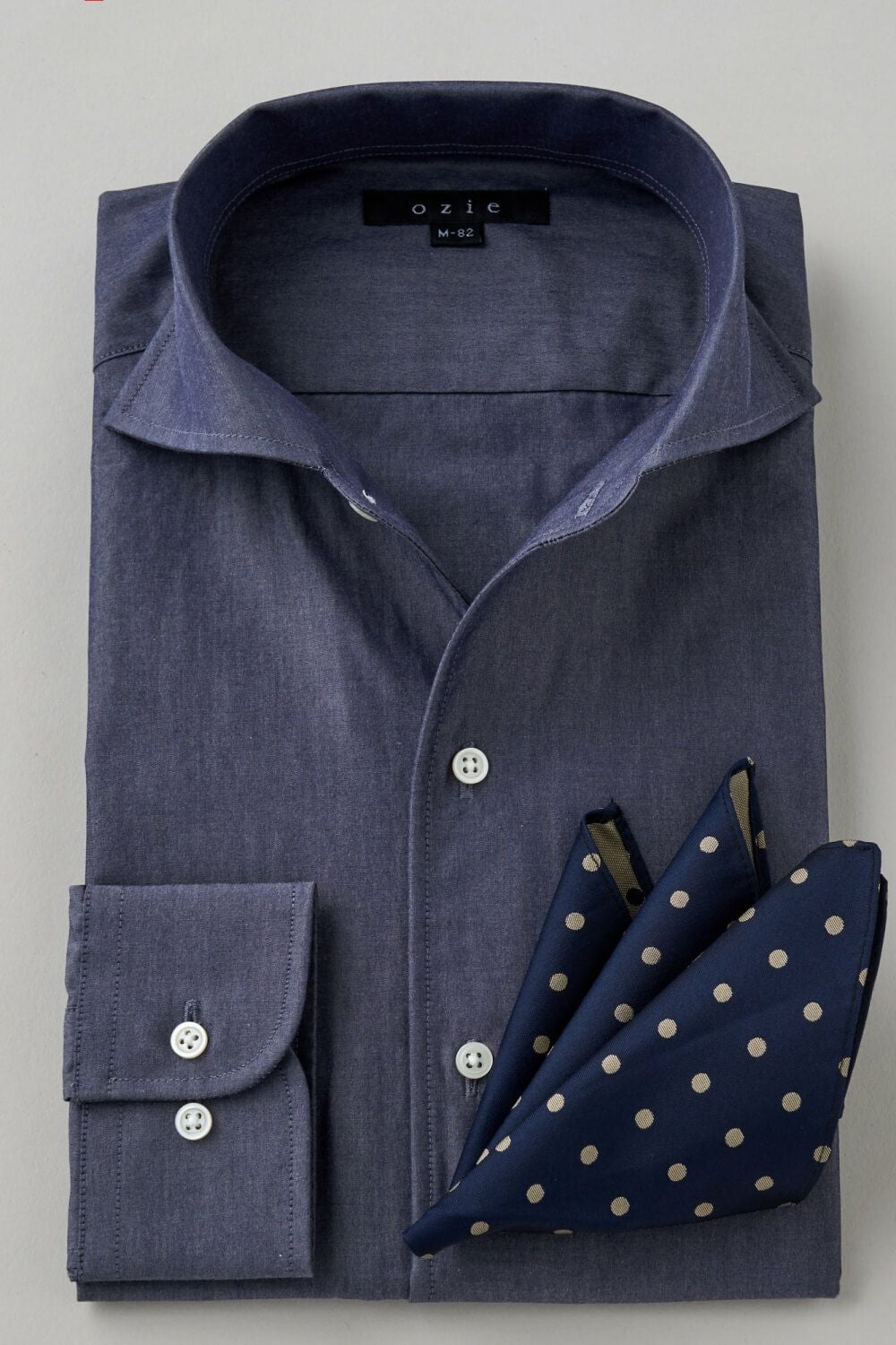 メンズワイシャツ・カッターシャツ 8045-C11A-NAVY