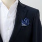 ポケットチーフ CHI-B-001-BLUE