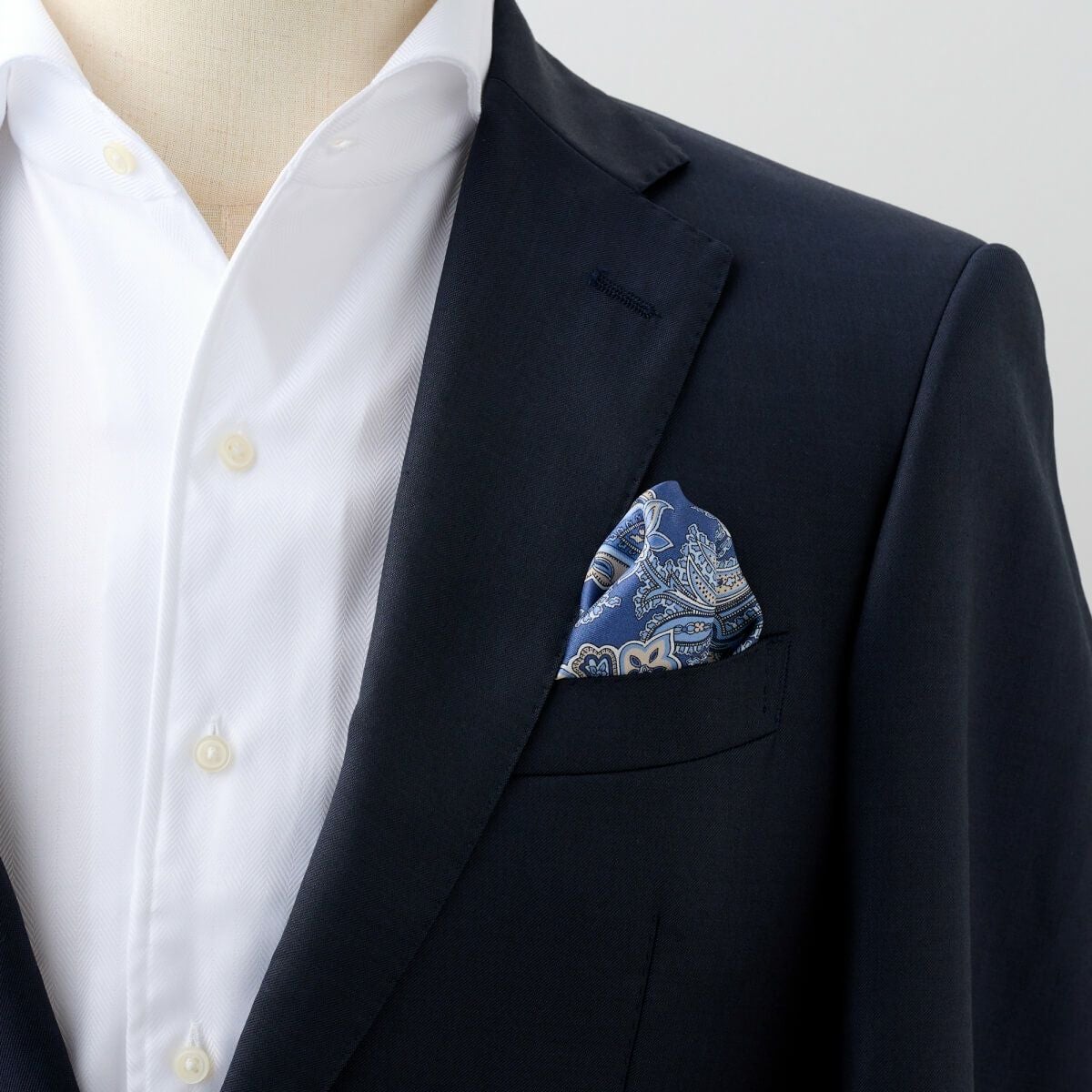 ポケットチーフ CHI-B-001-BLUE