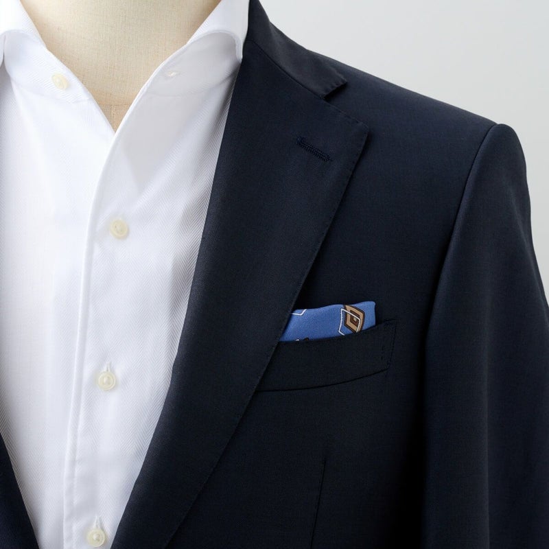 ポケットチーフ CHI-B-002-BLUE