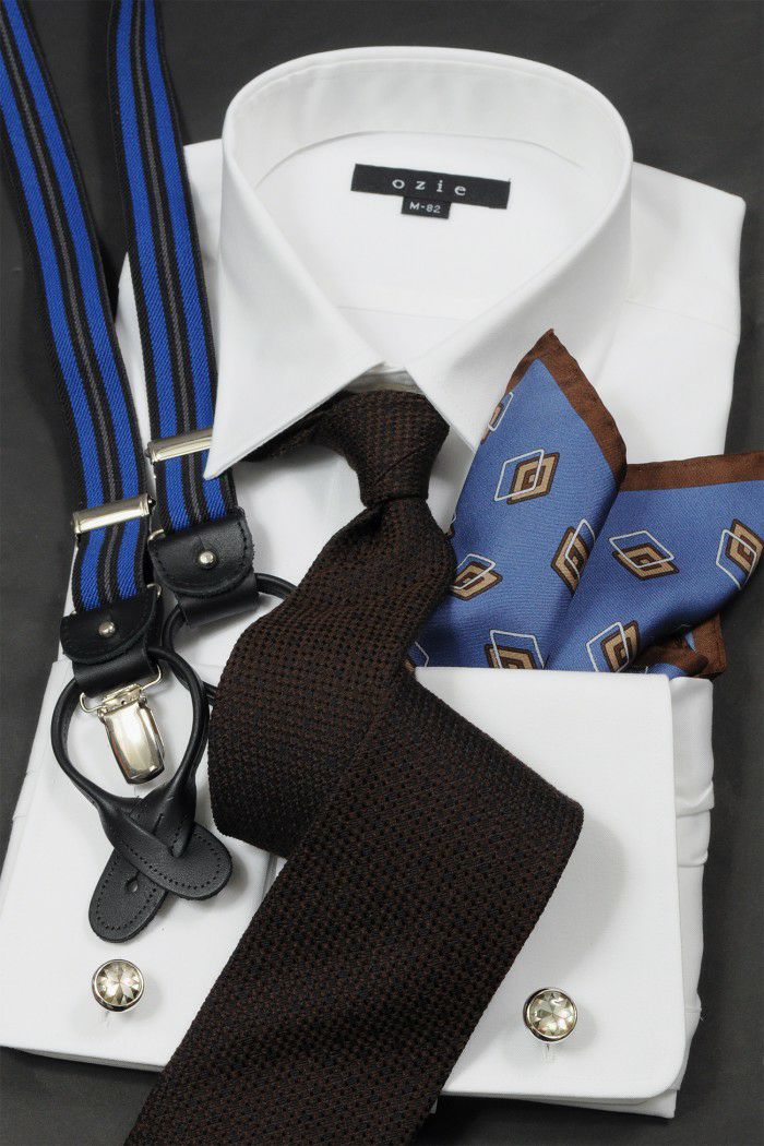 ポケットチーフ コーディネート CHI-B-002-BLUE