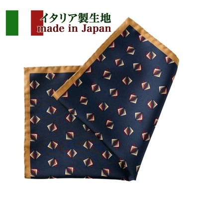 ポケットチーフ CHI-B-003-NAVYBLUE