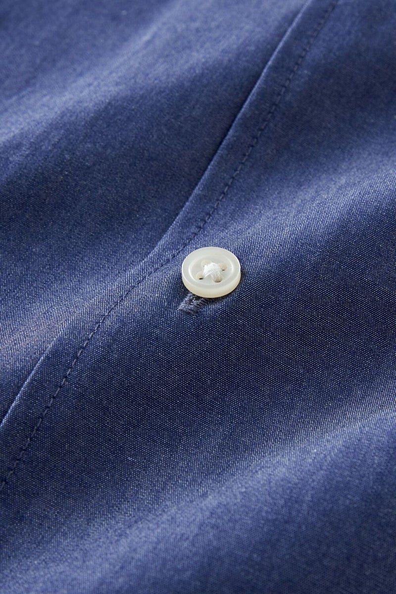 ワイシャツ 8051-C11A-NAVY-生地