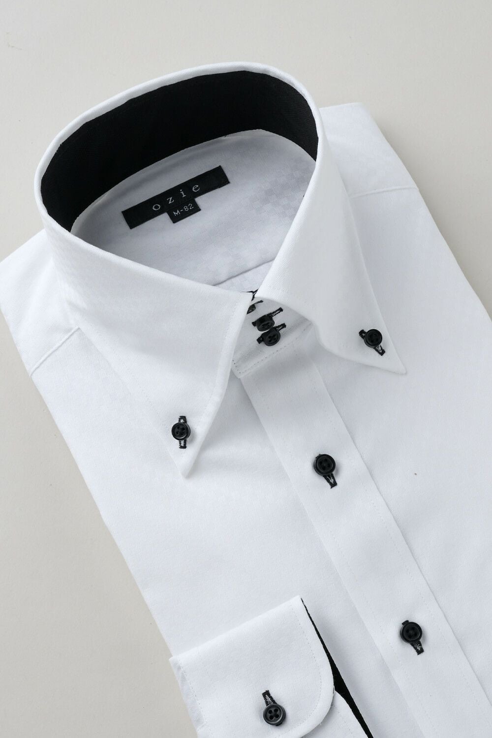 ワイシャツ 8058-C11A-WHITE-衿3