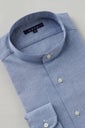ワイシャツ 8063-C11B-NAVY-衿3