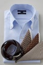 ワイシャツ 8044P-C11A-SAX-コーディネートイメージ