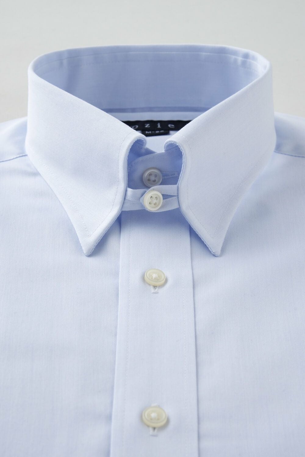 ワイシャツ 8089P-C11A-SAX-衿1