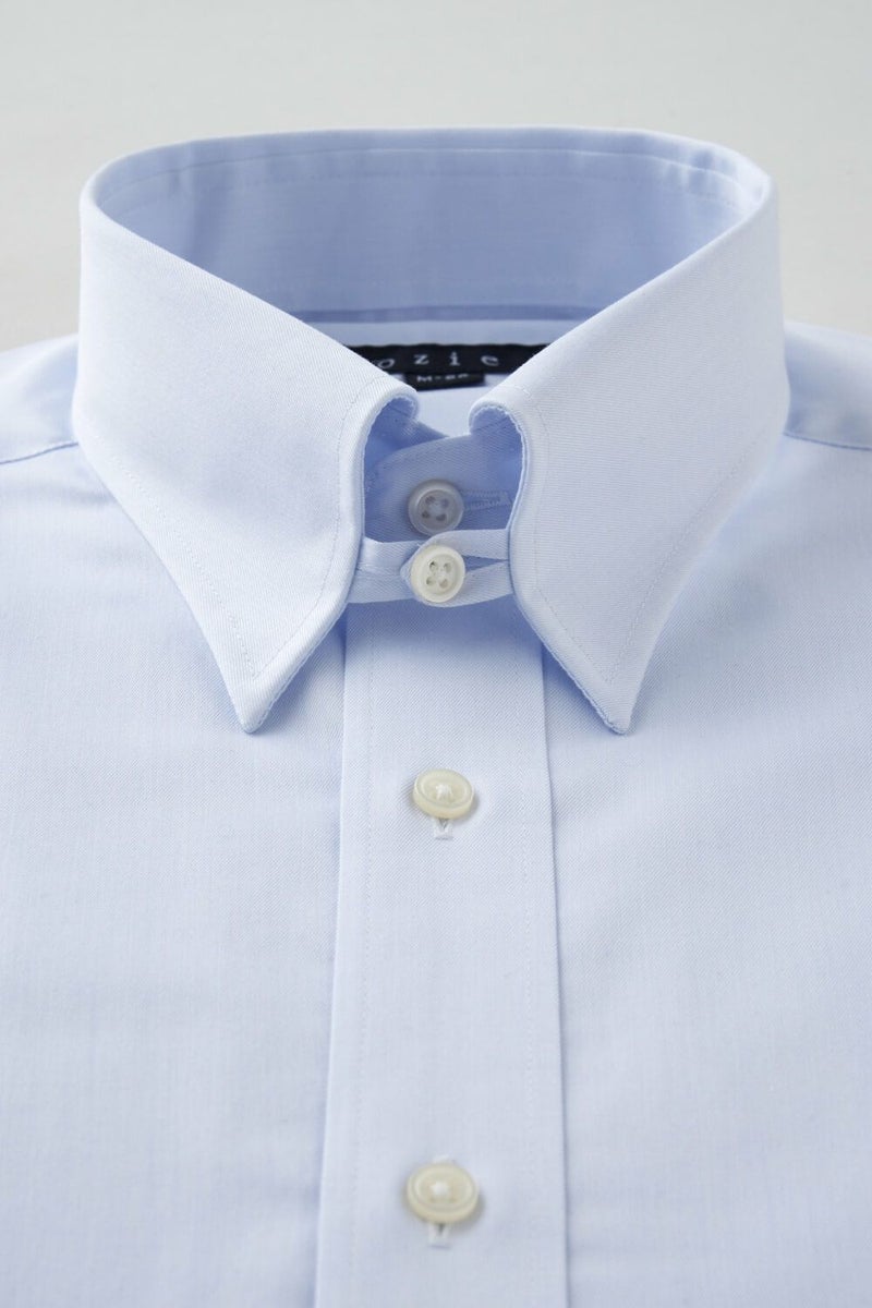 ワイシャツ 8089P-C11A-SAX-衿1