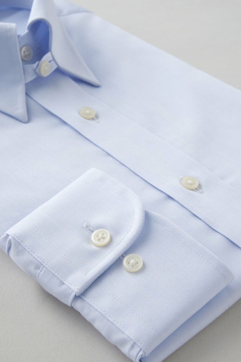 ワイシャツ 8089P-C11A-SAX-カフス