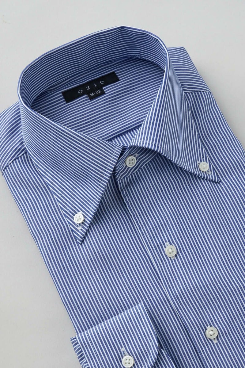 ワイシャツ 8051-C12A-BLUE-衿3