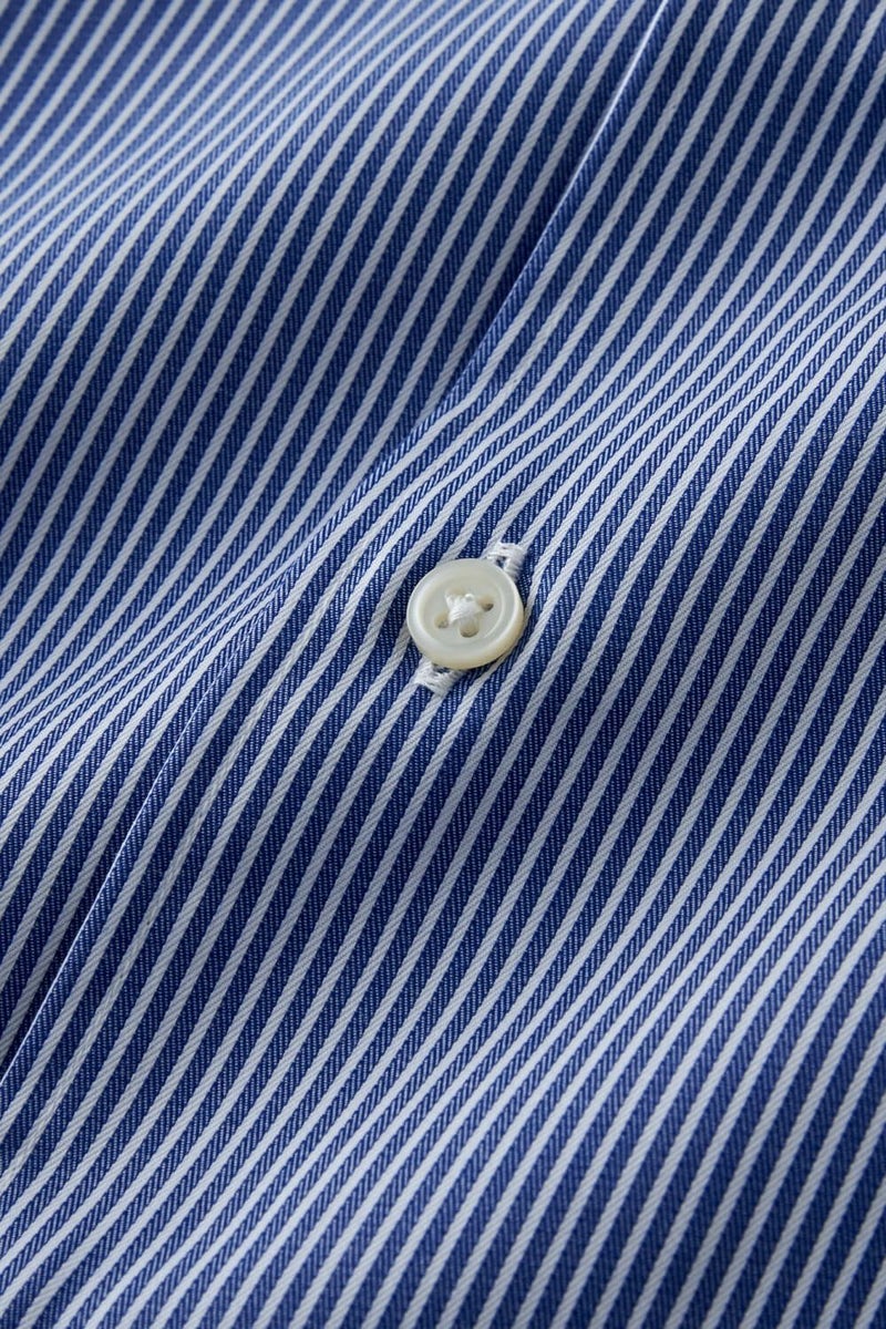 ワイシャツ 8051-C12A-BLUE-生地