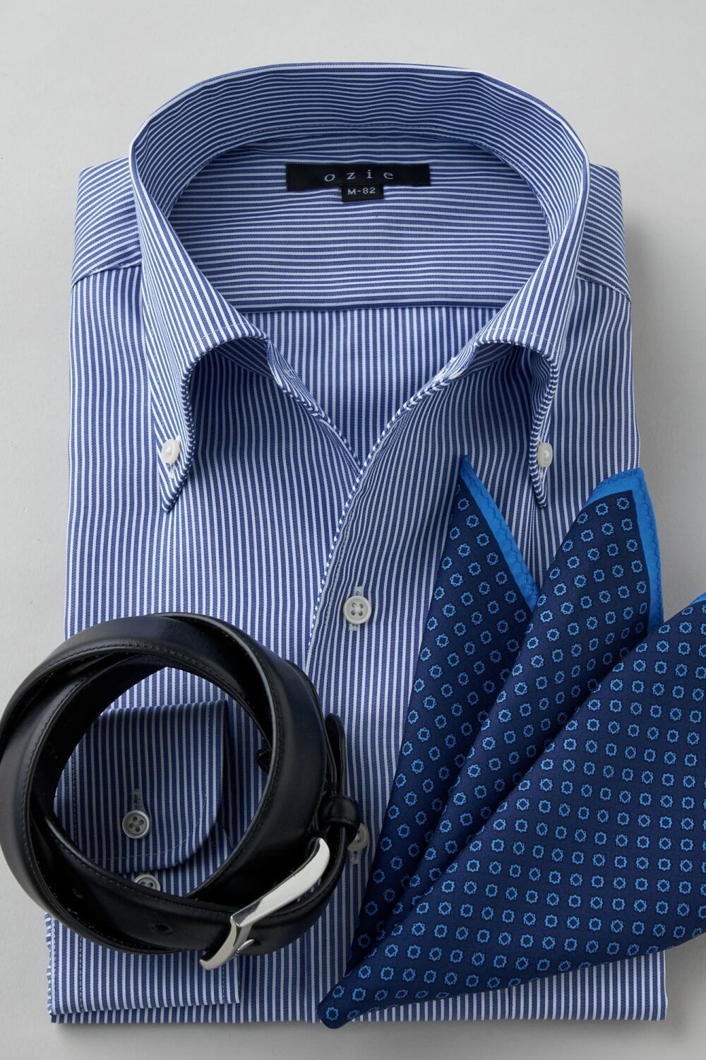 ワイシャツ 8051-C12A-BLUE-コーディネートイメージ