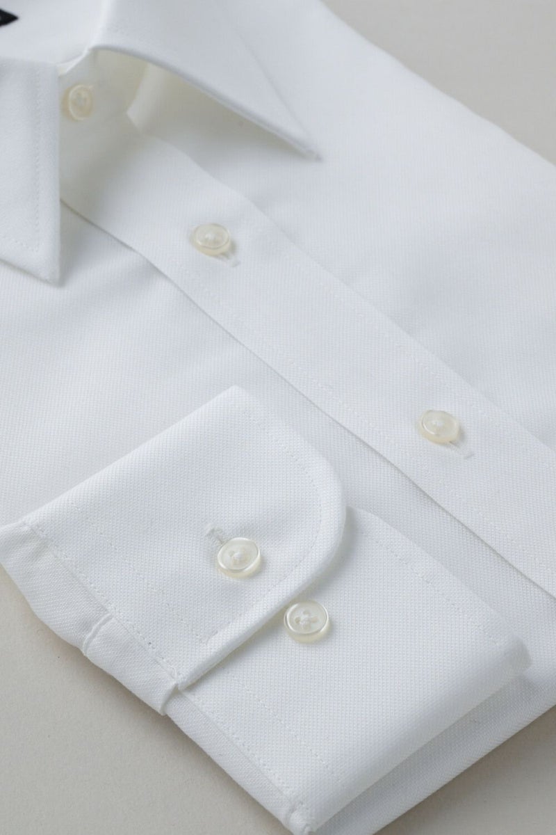 ワイシャツ 8078P-X01A-WHITE-カフス