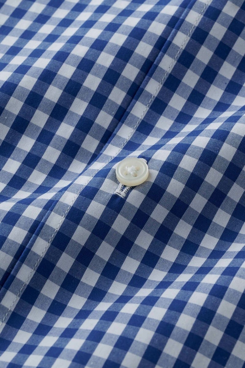 ワイシャツ 8051-X01A-BLUE-生地