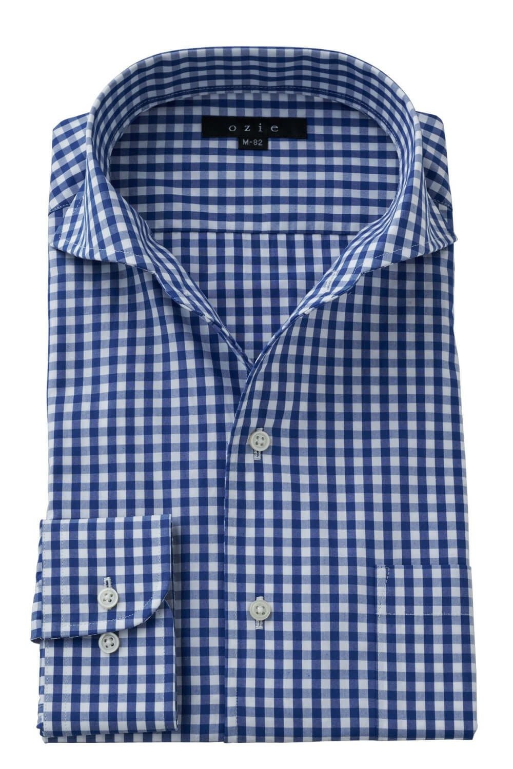 ワイシャツ 8045-X01A-BLUE