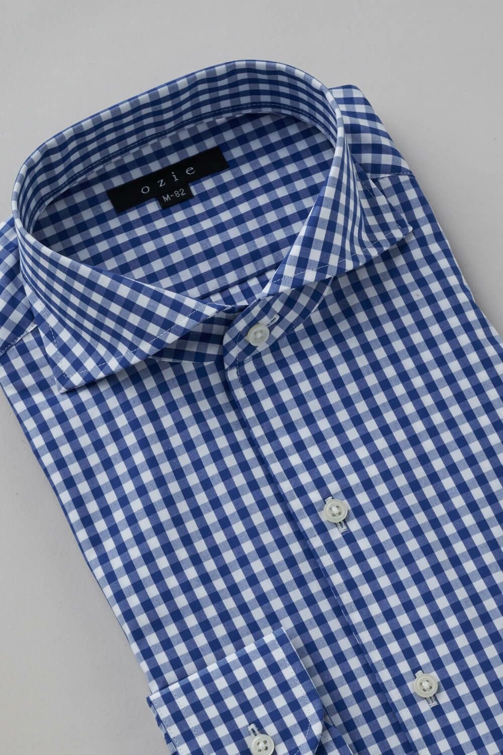ワイシャツ 8045-X01A-BLUE-衿3