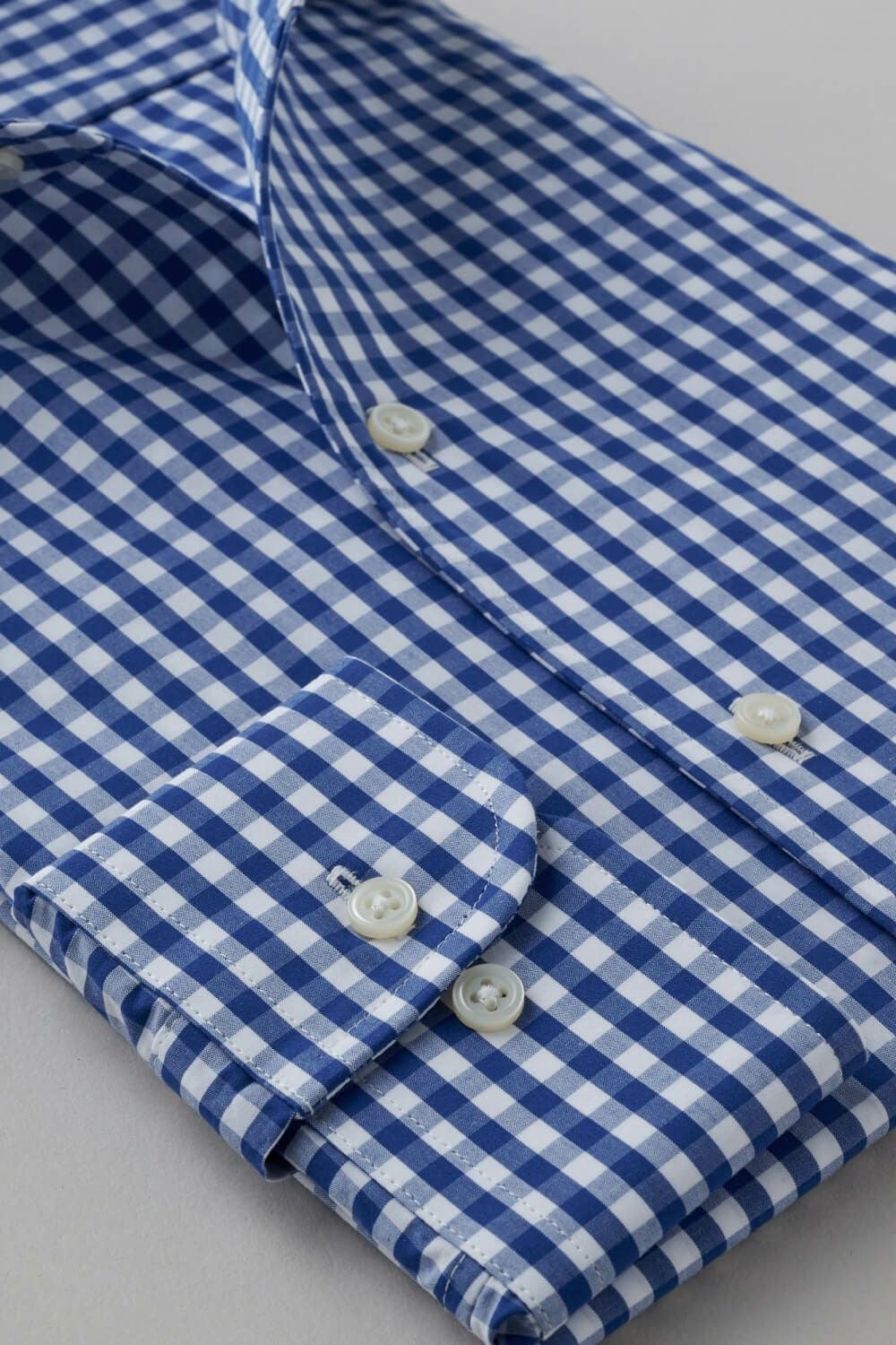 ワイシャツ 8045-X01A-BLUE-カフス