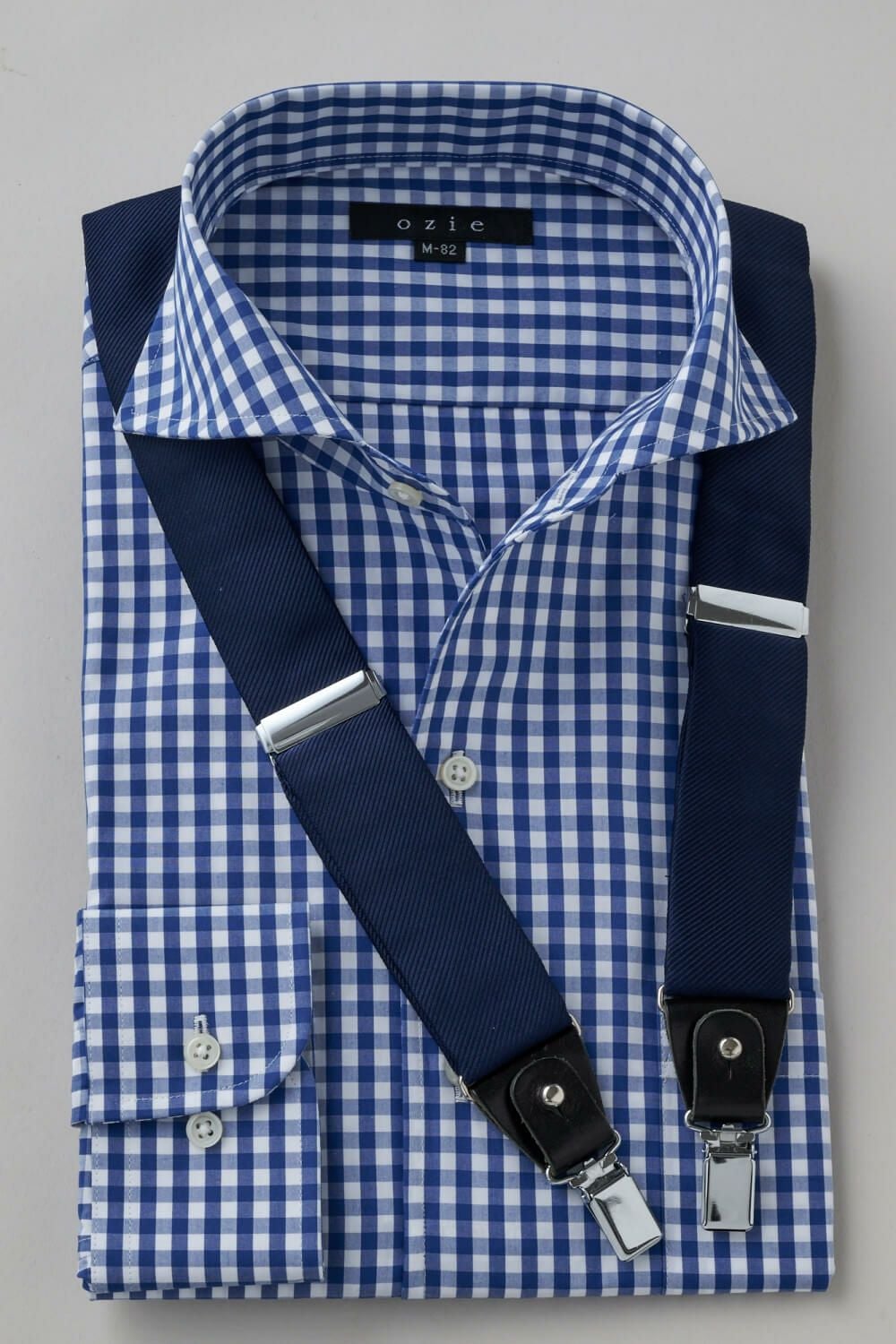 メンズワイシャツ・カッターシャツ 8045-X01A-BLUE