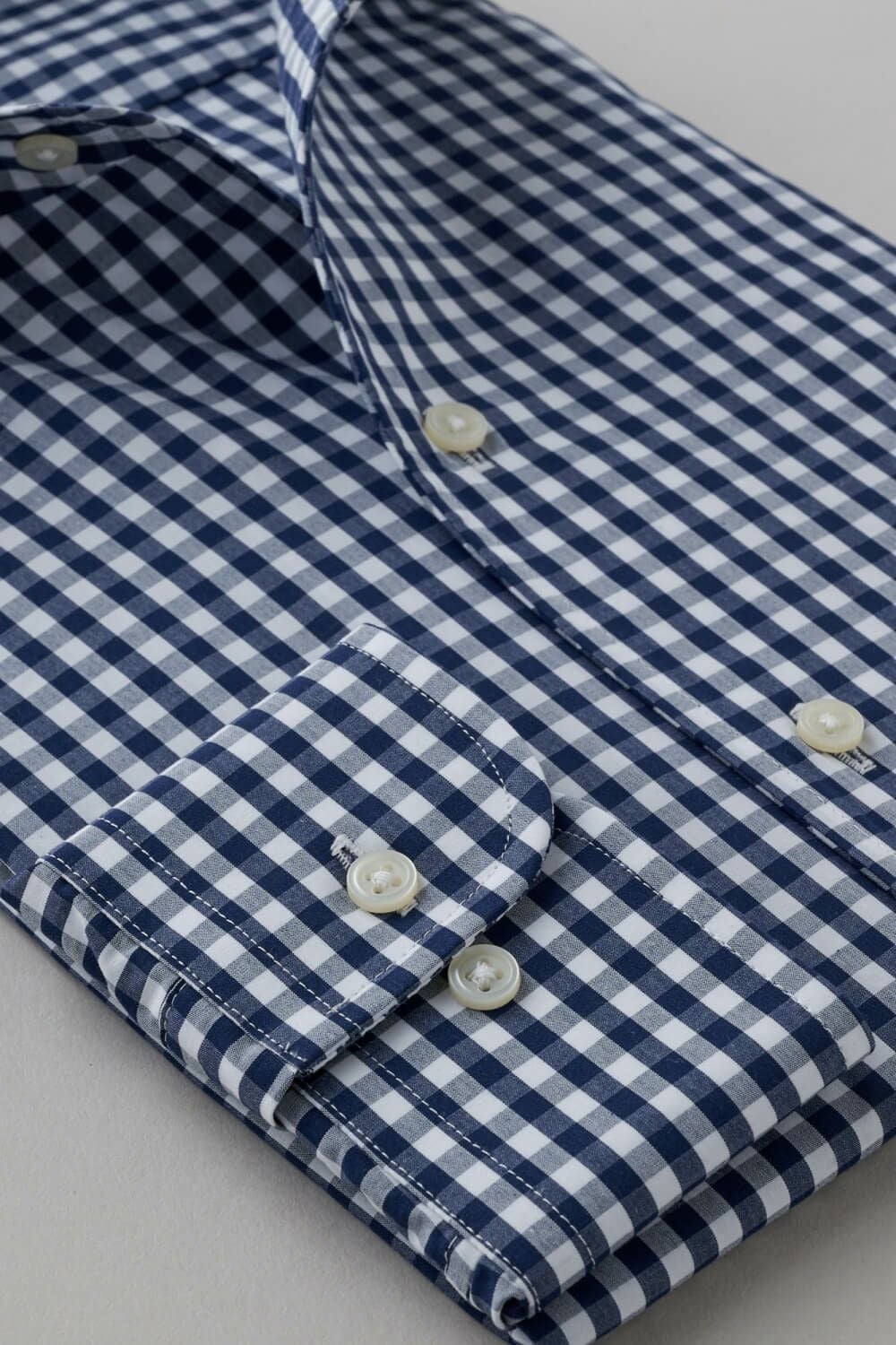 ワイシャツ 8045-X01B-NAVY-衿2