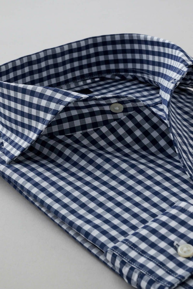 ワイシャツ 8045-X01B-NAVY-カフス