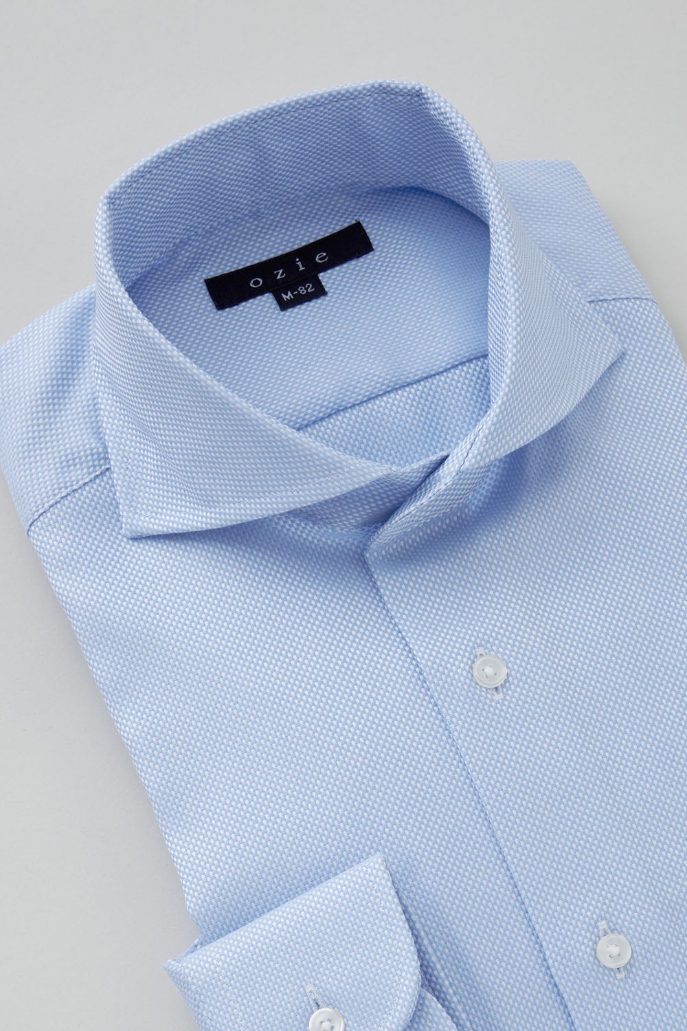 ワイシャツ 8070-X02A-BLUE-衿3