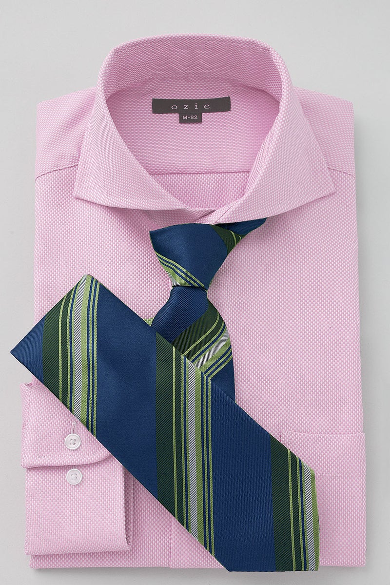 ワイシャツ 8070-X02B-PINK-コーディネートイメージ