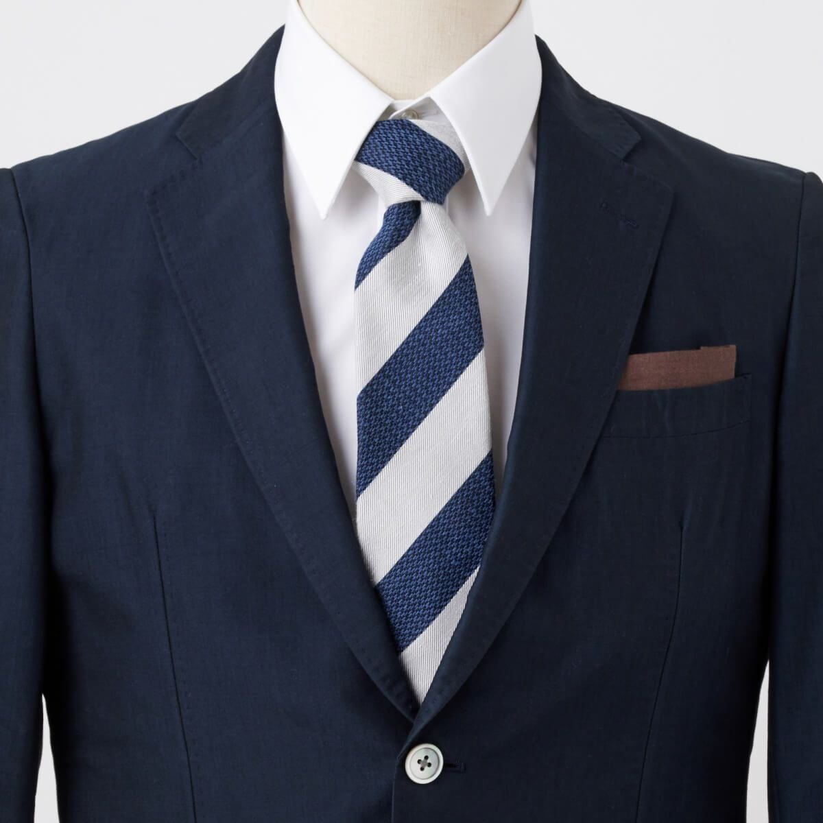 ネクタイ NL-094-SILVER-コーディネート