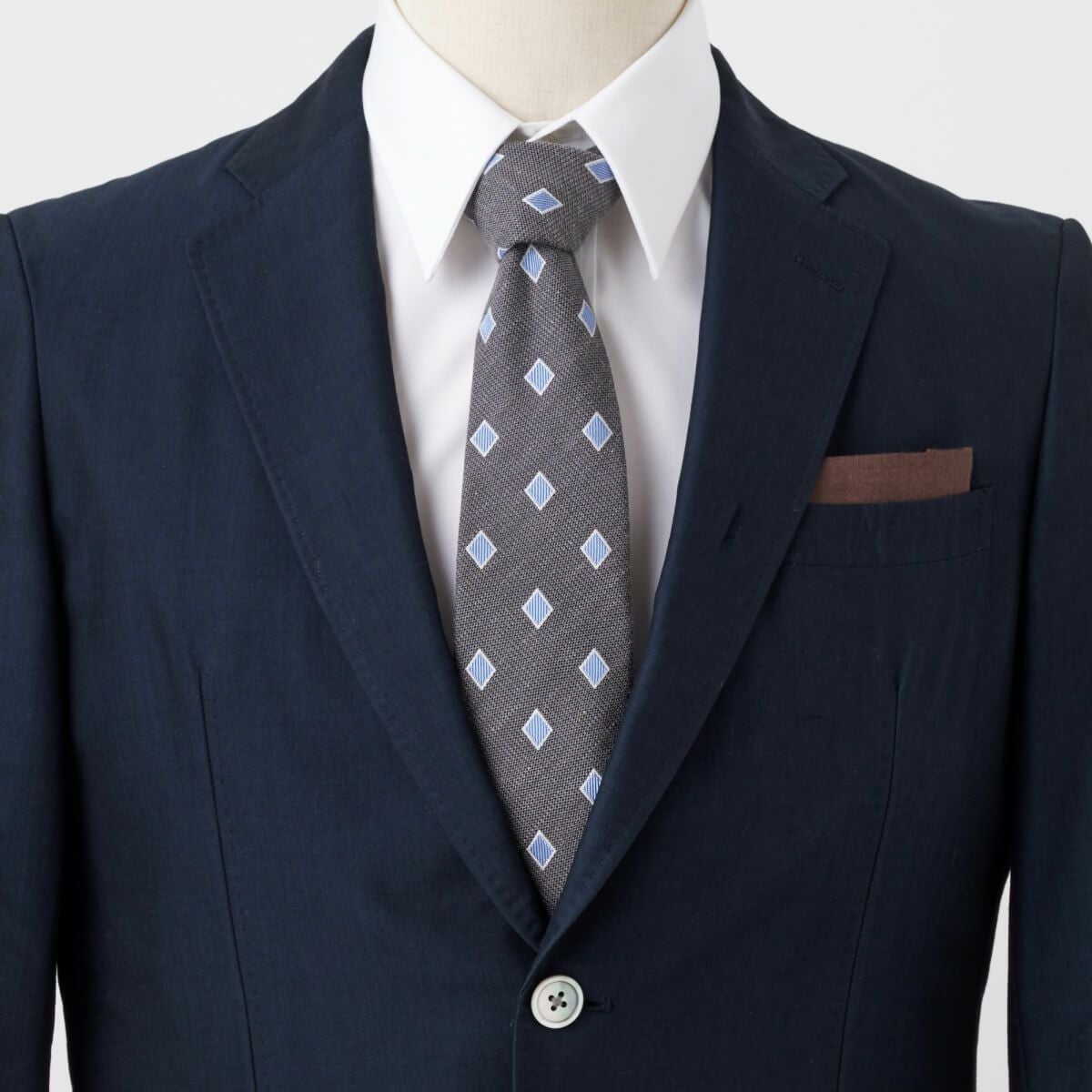 ネクタイ NL-096-GRAY-コーディネート