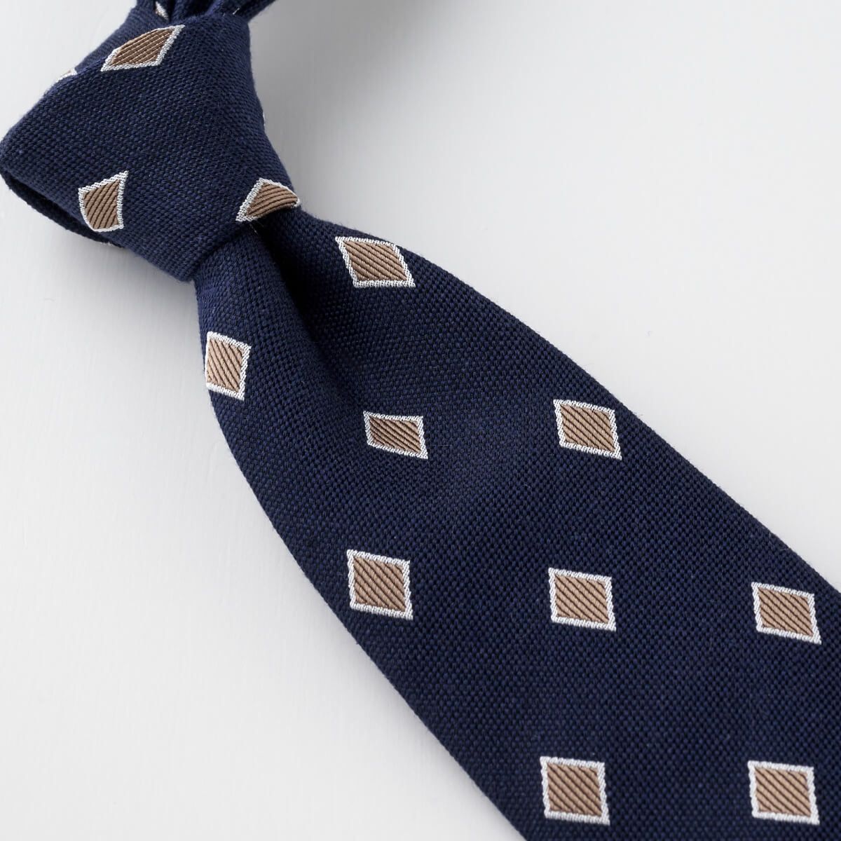 ネクタイ NL-097-NAVYBLUE-結び