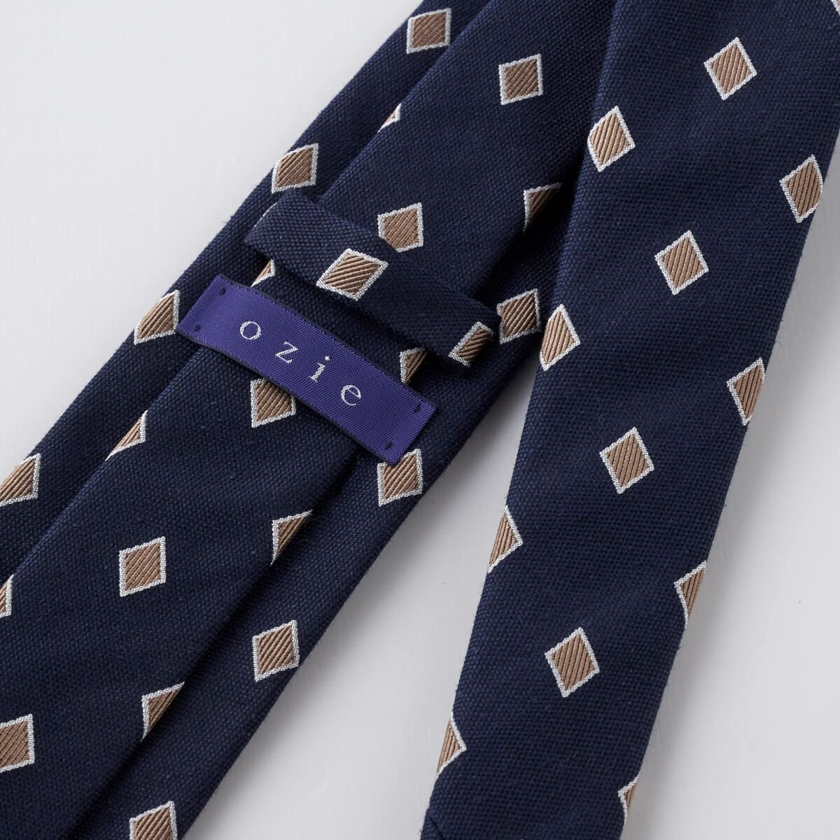 ネクタイ NL-097-NAVYBLUE-裏