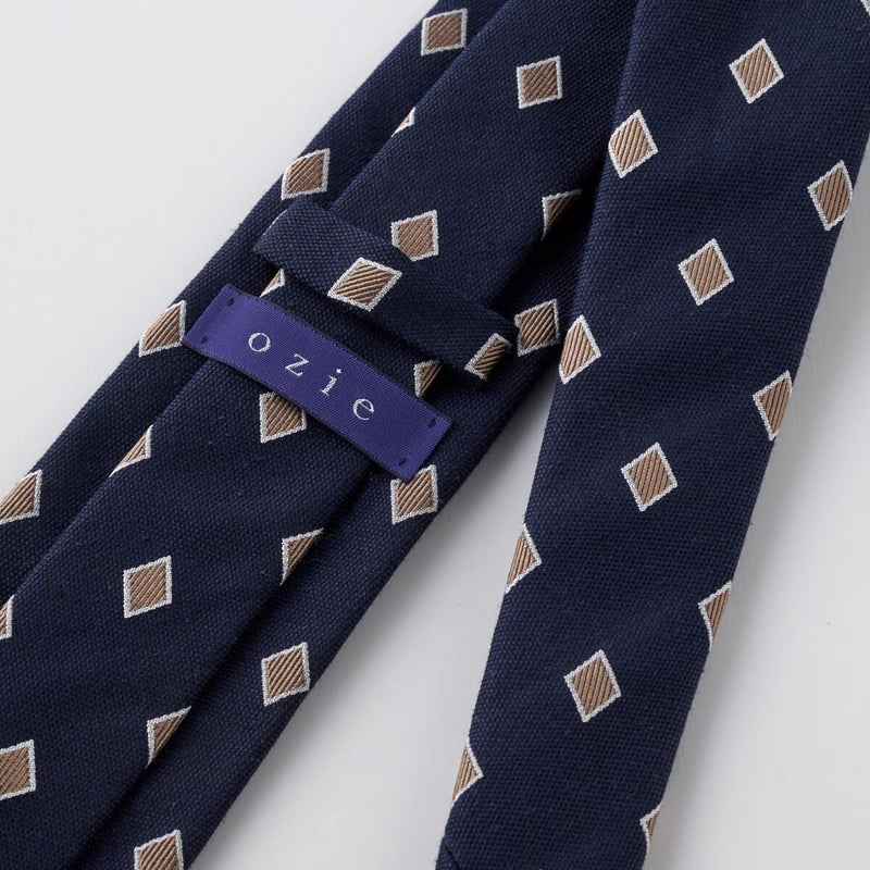 ネクタイ NL-097-NAVYBLUE-裏