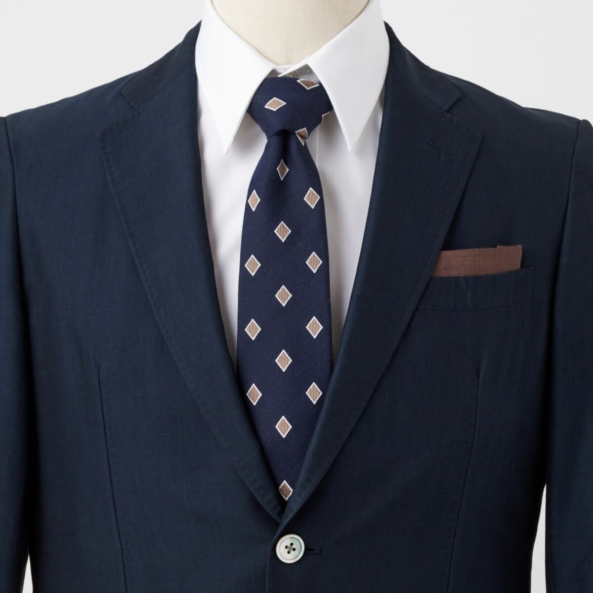 ネクタイ NL-097-NAVYBLUE-コーディネート