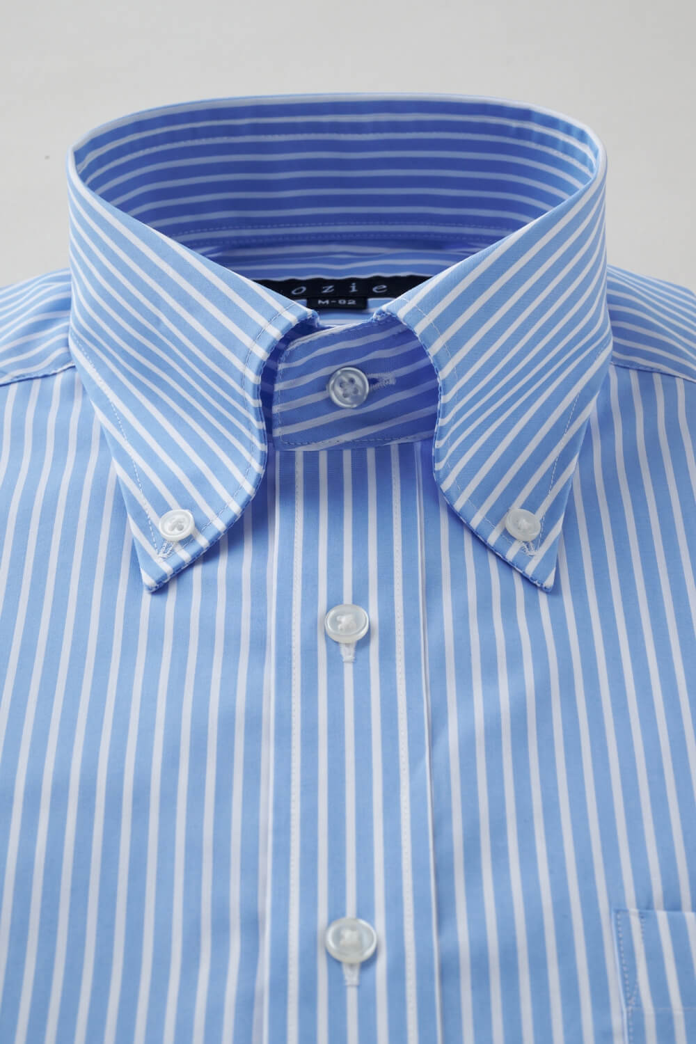 ワイシャツ 8009-X02B-BLUE-衿1