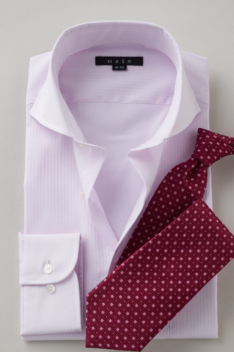 ワイシャツ 8070-X02D-PINK-コーディネートイメージ