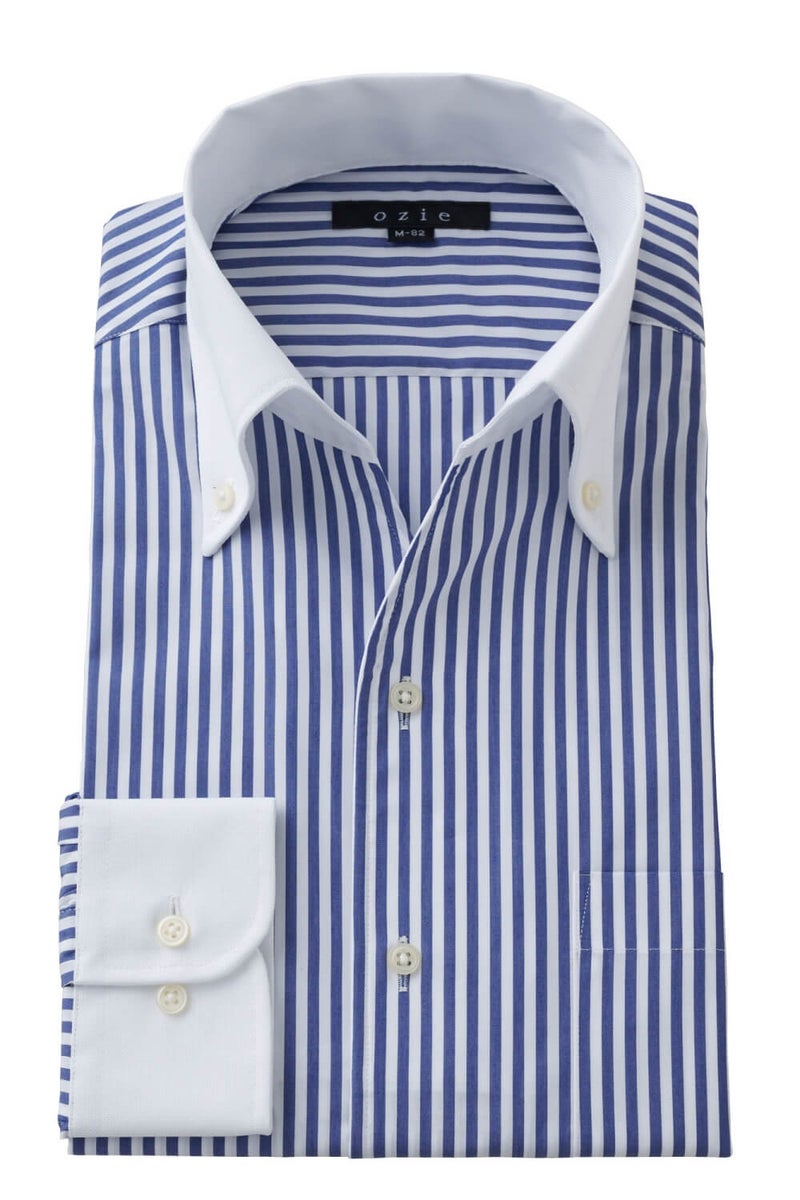 ワイシャツ 8044CL-X02A-NAVY