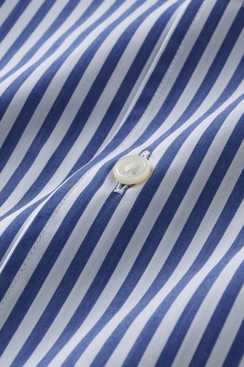 ワイシャツ 8044CL-X02A-NAVY-生地