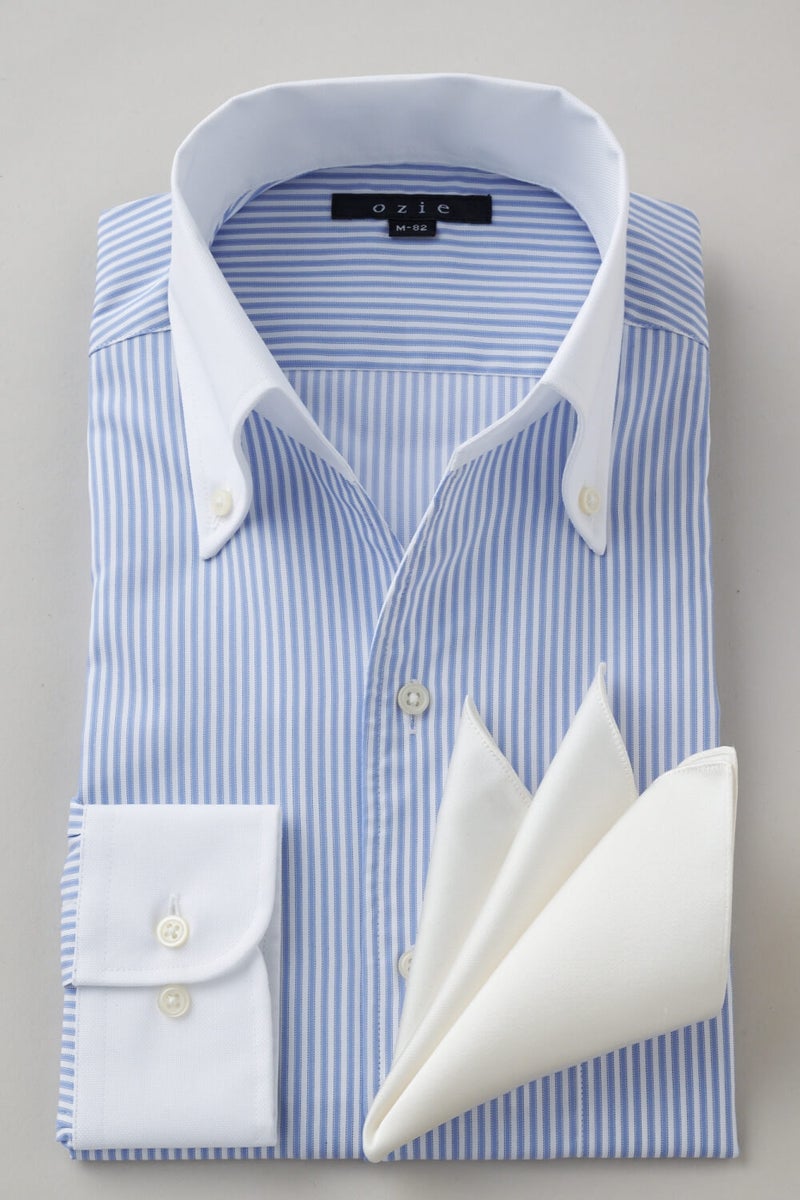 ワイシャツ 8044CL-X02B-SAX-コーディネートイメージ