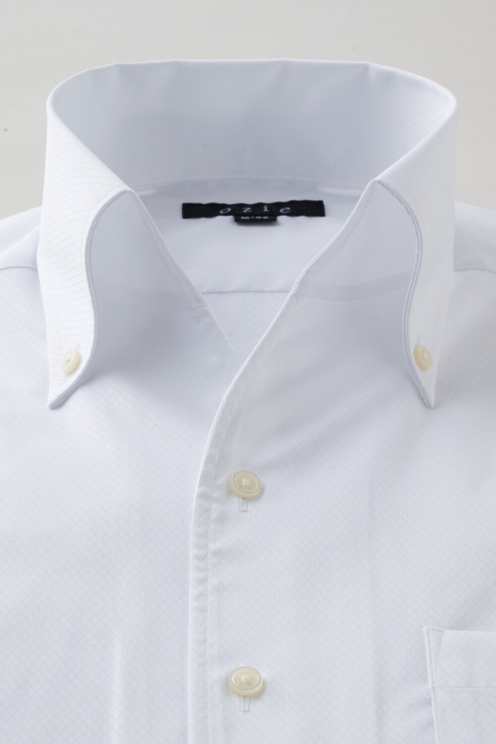 ワイシャツ 8044-X02A-WHITE-衿1