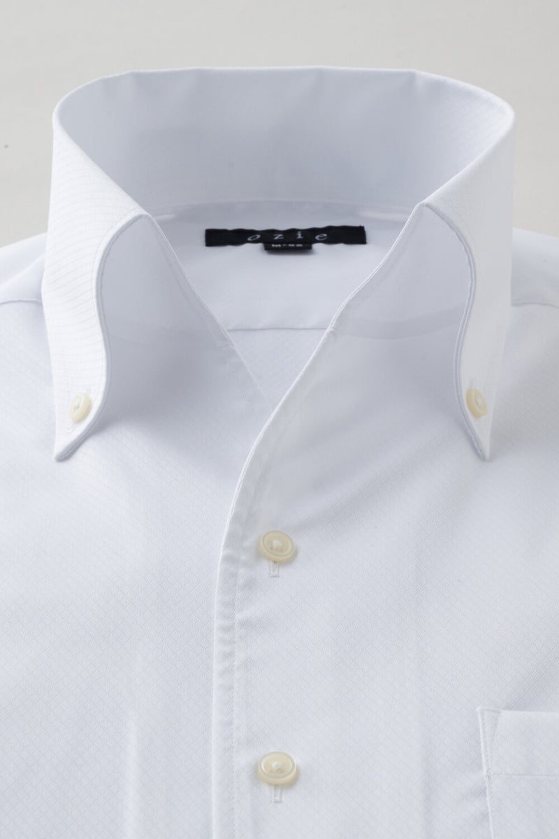 ワイシャツ 8044-X02A-WHITE-衿1
