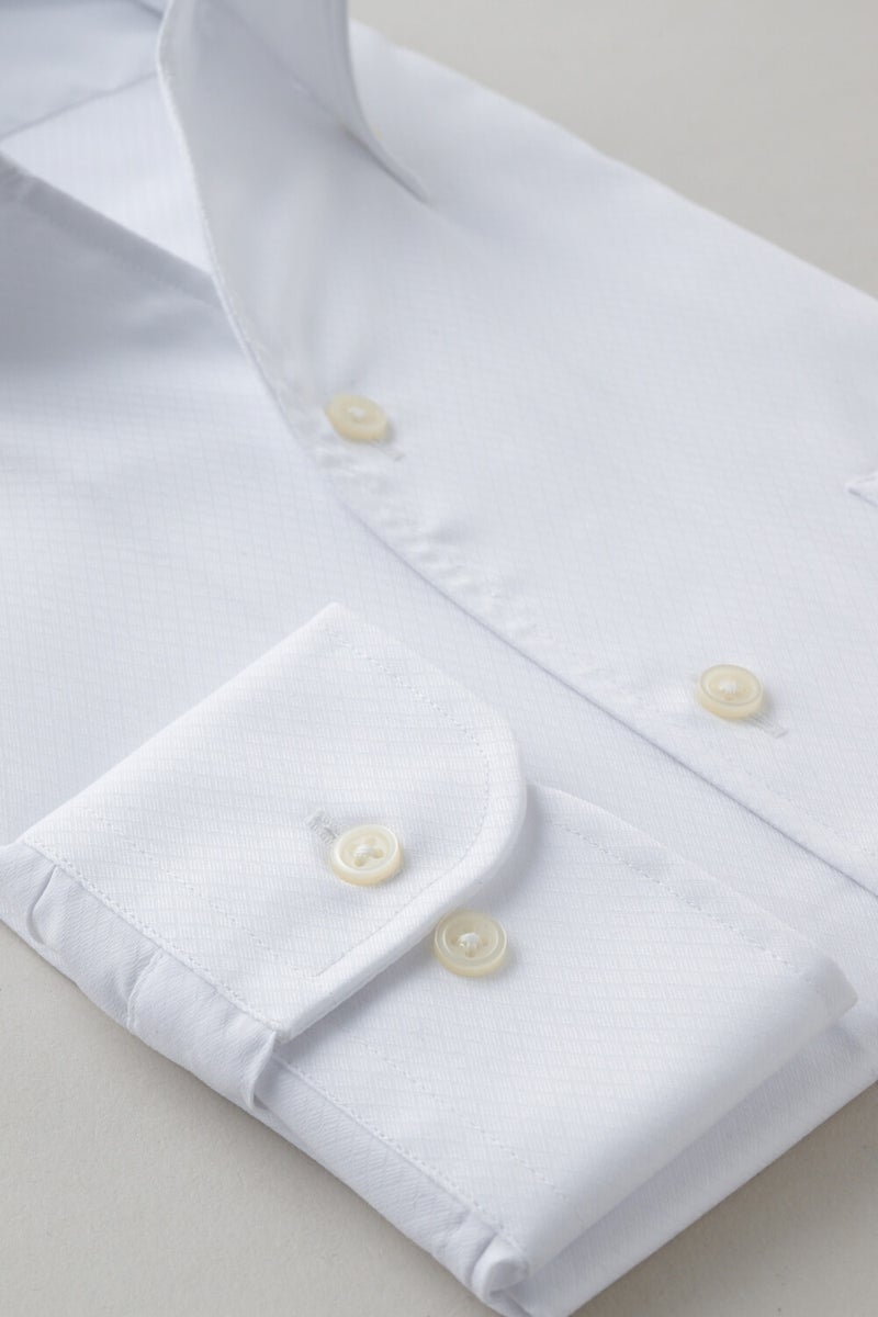 ワイシャツ 8044-X02A-WHITE-カフス