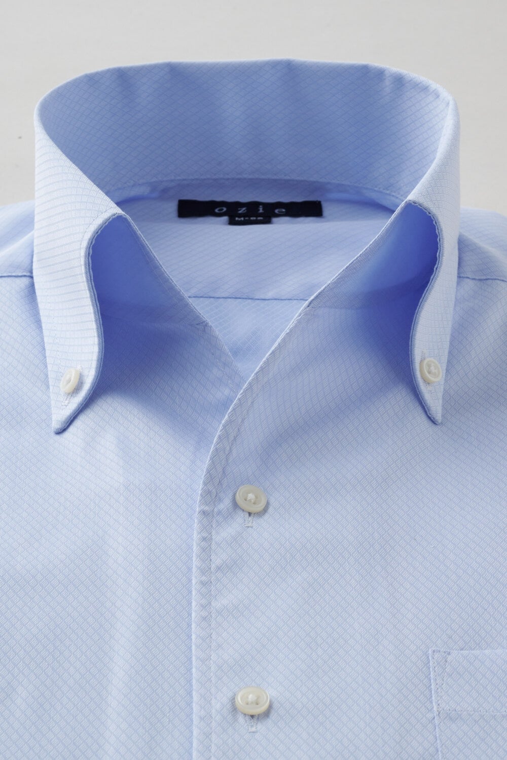 ワイシャツ 8044-X02C-SAX-衿1