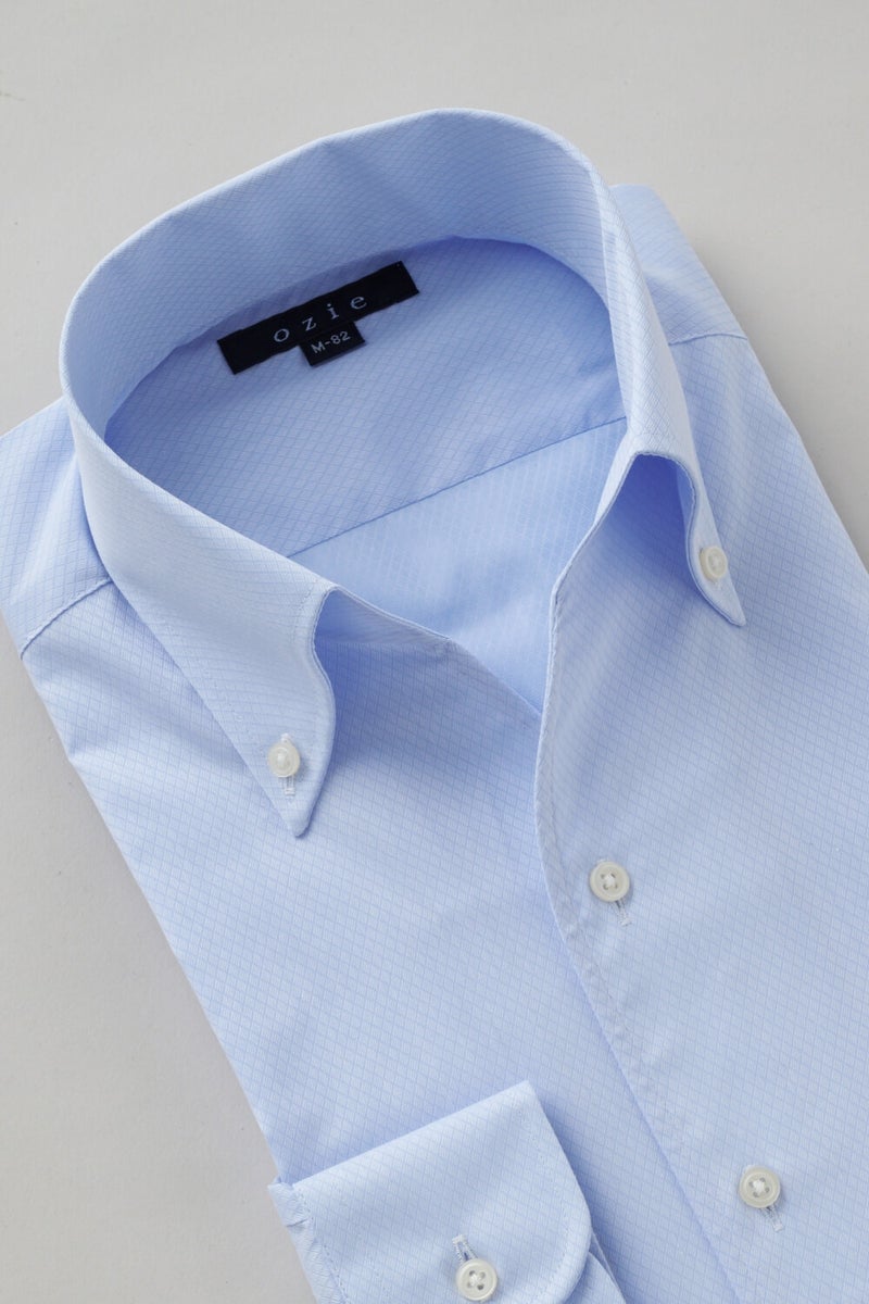 ワイシャツ 8044-X02C-SAX-衿2