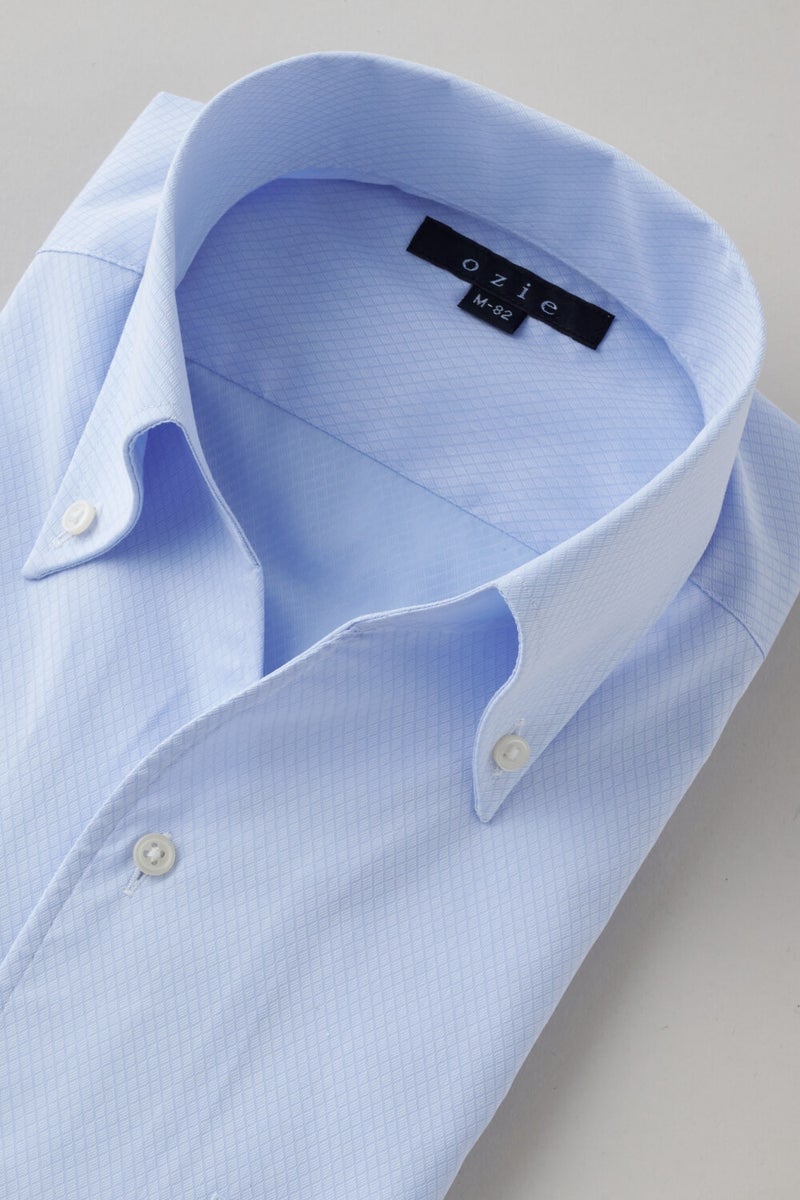 ワイシャツ 8044-X02C-SAX-衿3