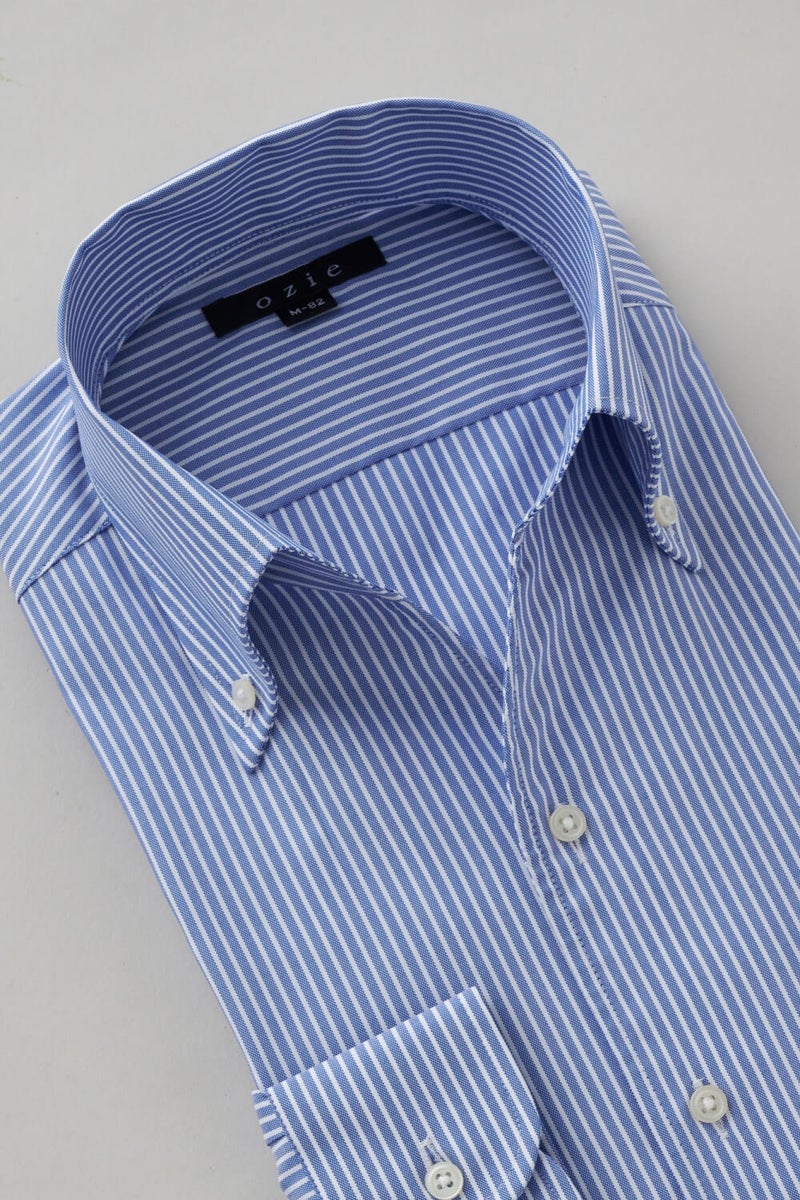 ワイシャツ 8044-X02E-BLUE-衿2