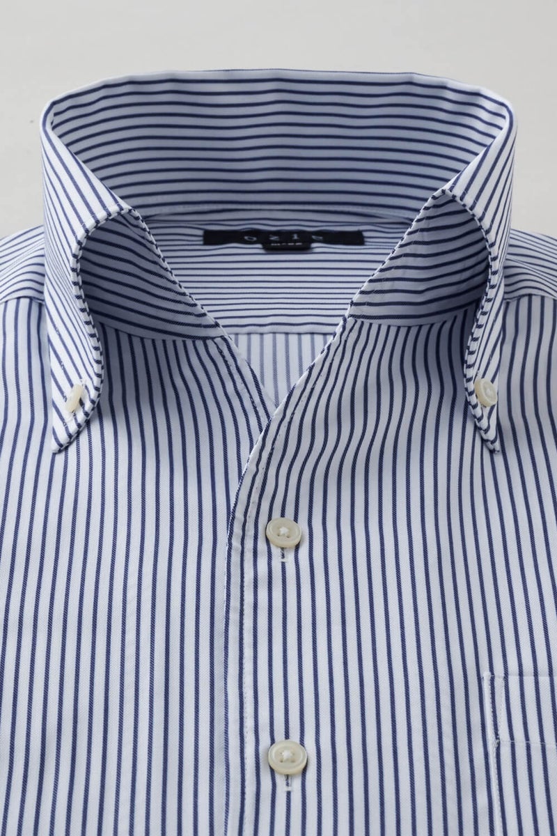 ワイシャツ 8044-X02F-NAVY-衿1