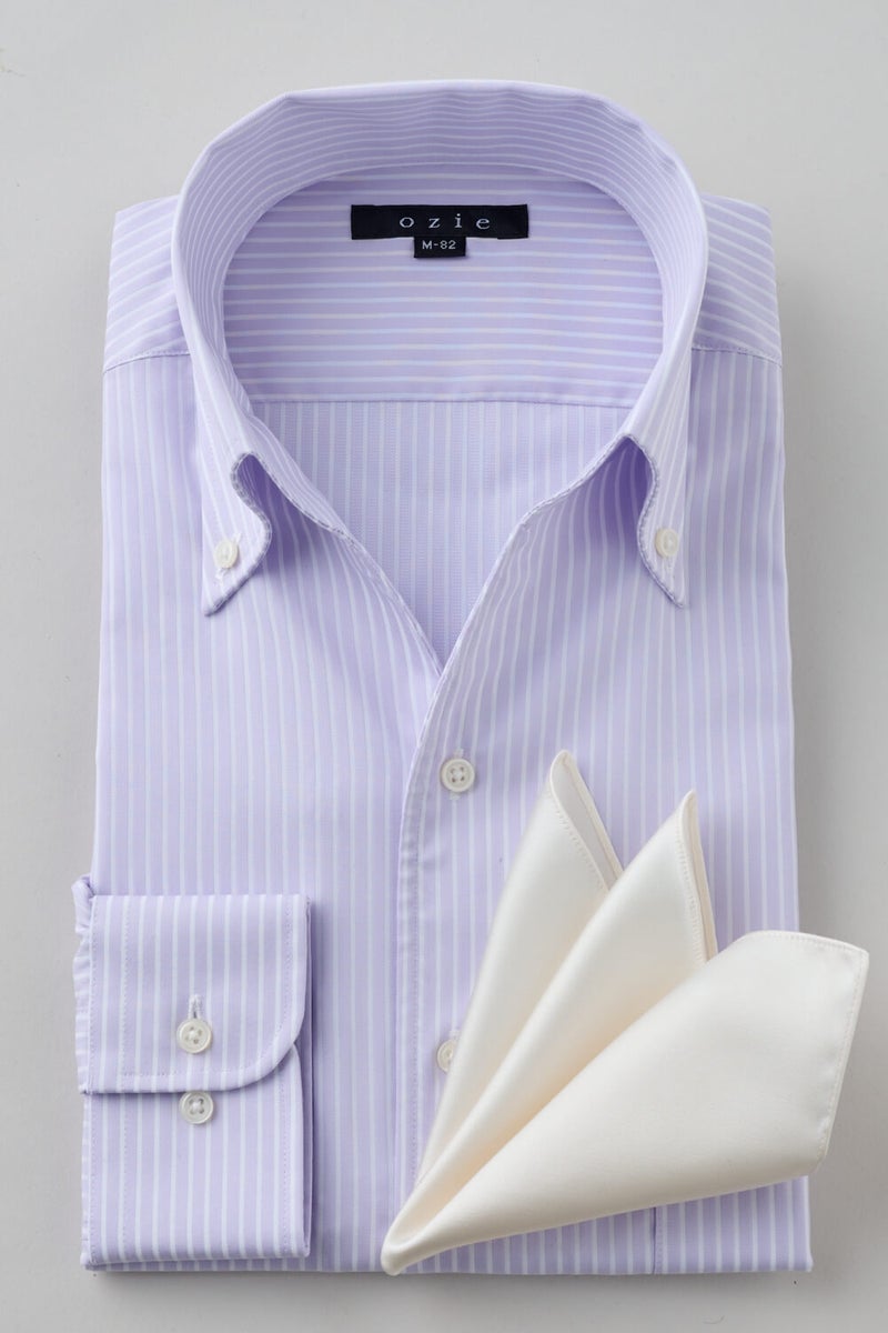 ワイシャツ 8044-X02G-PURPLE-コーディネートイメージ
