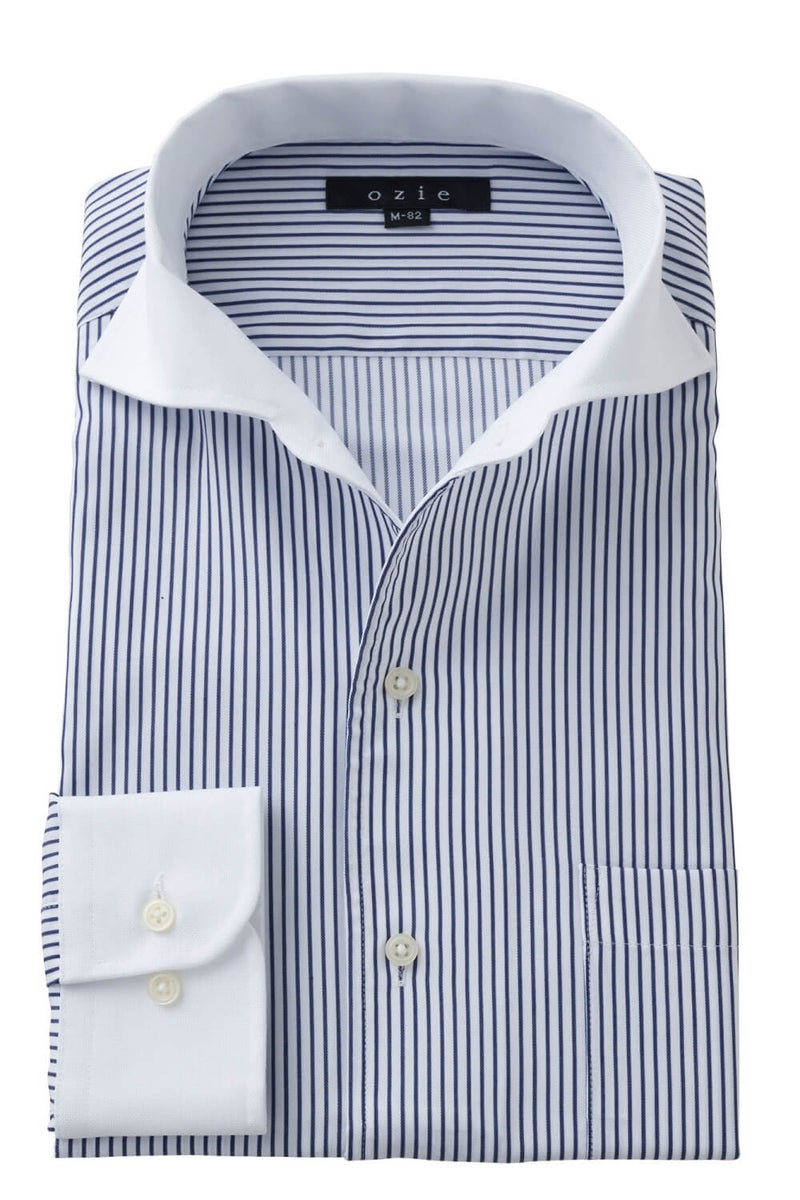 ワイシャツ 8045CL-X02A-NAVY